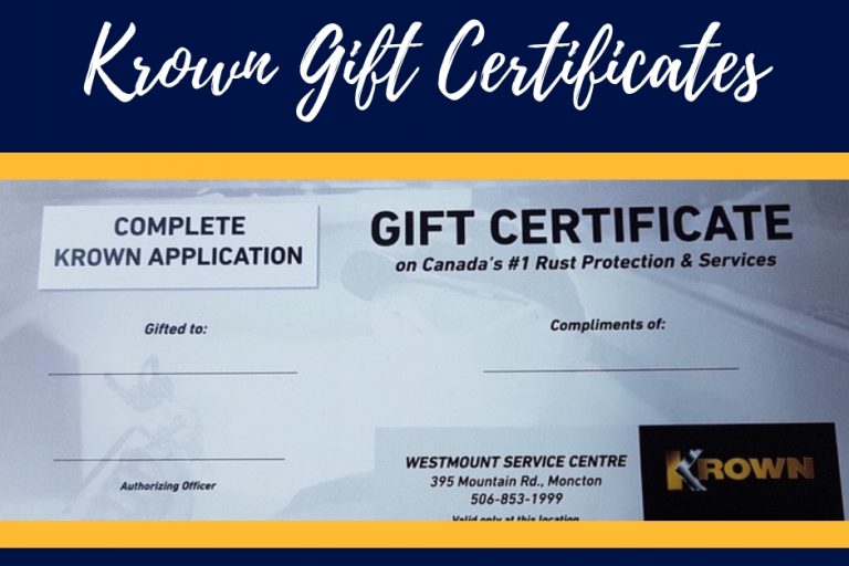 gift certificates